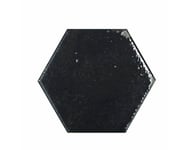 Kakel Alma svart glans Hexagon metro utseende 13x15x0,7 cm