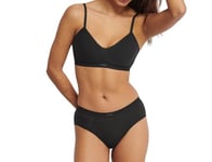 Sloggi Women's EVER Ease Hipster 2P Underwear, Black, S