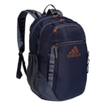 adidas Unisex's Excel 6 Backpack Bag, Shadow Navy/Onix Grey/Rose Gold, One Size