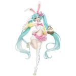 Hatsune Miku Anime Figur Samlarobjekt PVC Modelldocka Bunny Ear