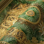 Versace Wallpaper 387033 Papier peint Motif jungle Vert/doré et marron 10,05 x 0,70 m Fabriqué en Allemagne