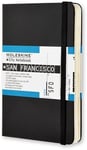 Moleskine City Notebook SAN FRANCISCO Approx A6 Size BLACK