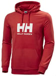 Helly Hansen Mens HH Logo Hoodie, S, Red