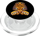 Cool Funny the Rich Egyptian Pharaoh King Tut Tutankhamun PopSockets PopGrip pour MagSafe