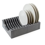 Porte-assiettes pour meuble - plastique gris anthracite EMUCA