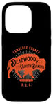 iPhone 14 Pro Deadwood South Dakota USA Bison Design Souvenir Case