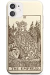 The Empress Tarot Card Cream Slim Phone Case for Iphone 11 TPU Protective Light Strong Cover with Psychic Astrology Fortune Occult Magic