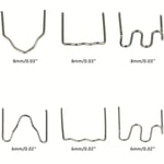 100 kpl Ty&#xF6;kalu Rauta Niitit S Aalto Niitit Muovi Hitsaus Puskurin Korjaus Kuuma Niitit
