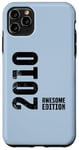 Coque pour iPhone 11 Pro Max 15 Years 15th Birthday Old Man Woman 2010