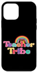 Coque pour iPhone 12 mini Livres arc-en-ciel colorés Teacher Tribe