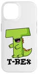 Coque pour iPhone 14 Jeu de mots alphabet amusant T-Rex