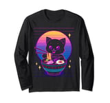 Cat Ramen Noodle Japanese Anime Manga Ramen Kawaii Cat Long Sleeve T-Shirt