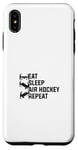 Coque pour iPhone XS Max Eat Sleep Air Hockey Repeat - Air Hockey