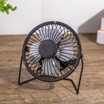 Mini Usb Desk Fan Small Personal Table Cooler Cooling Portable Fan Metal 6"4"