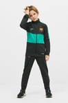 Nike FC Barcelona Squad Football Tracksuit Sz XL 13 - 15 yrs Dark Grey Turquoise