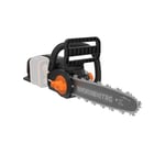 WORX NITRO - Tronçonneuse Brushless sans fil - 20V - WG350E.9 (Livrée sans batterie ni chargeur, coupe 30 cm, vitesse 10m/s, autolubrification et tension auto, capot de protection et chaine)