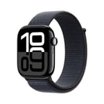 Apple Watch 10 46mm Aluminium Gagatsvart med Blekk Sport Loop