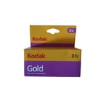 KODAK Pack 3 x Pellicule Kodak Gold Couleur 200 ISO - Format 135 - 35 mm -24 pos