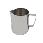 Baristashopen - Stainless Measure Pitcher - Rostfri mjölkkanna med mått i kannan för att skumma mjölk till cappuccino och latte - 900ml