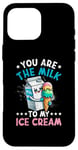 iPhone 16 Pro Max Funny Italian Food Milk Gelato Ice Cream Case