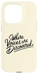 Coque pour iPhone 15 Pro Où les voix sont découvertes orthophonie femmes