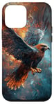 Coque pour iPhone 12 mini Majestic Falcon Hawk Art Nature Cadeau pour amoureux de la nature