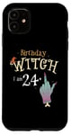 Coque pour iPhone 11 25 yo Witch HallowQueen 25th Birthday Funny Spooky Halloween