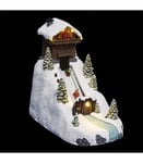 Village de Noël lumineux et animé Piste de luge