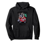 Krampus Desires Misery Christmas Pullover Hoodie