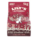 Lily's Kitchen Made with Natural Ingredients Adult Dry Dog Food Duck Salmon & Venison Grain-Free Recipe 4kg (pack 4x1kg)