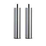 DUX - Aluminiumben Utan Hjul Höjd 23 cm, 2-pack - Sängben - Silver