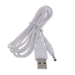 Ersättnings 5V Power USB -kabel Snabbladdning USB med 3,5x1,35mm fatuttag Stöd inte 12 Spänning 1m/2m/3m Längd