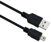 Helos 288315, 2 M, Usb A, Mini-Usb B, Usb 2.0, 0,48 Gbit/S, Svart