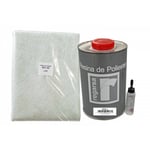 Global Network - kit de reparation resine polyester 1 kg 11989634