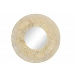 Miroir Mural Rond 55 cm – Miroir en Rotin - Déco Bohème Chic – Miroir Rond Indonesia Bois – Marque Française