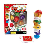 EPOCH Games - Super Mario Cap Stacker - Jeu de Plateau, Jeu de société et Jouet pour Enfants avec des Figurines dans l'univers de Super Mario - 7554