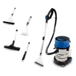 Hyundai 1200w 3-in-1 Upholstery Cleaner, Carpet Cleaner And Wet & Dry Vacuum, 6m Power Cable, 25l Stainless Steel Container, 3 Year Warranty