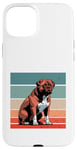 Coque pour iPhone 15 Plus Bordeaux Mastiff chien fidèle fort vigilantanimal chiens