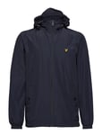 Lyle & Scott Zip Through Hooded Jacket Marinblå