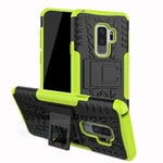 Samsung Galaxy S9 Plus      Heavy Duty Case    Green