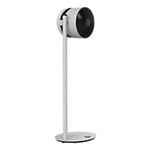 BONECO Pedestal Fan Height Adjustable Main Manual, DC Metal, Plastic 270 mm Black and Grey 32 Speed Settings 121.2 cm