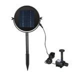 Solaire pompe à eau fontaine inséré pompe à eau panneau solaire pour jardin piscine Submersible fontaine (2W)