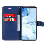 KT Series-2 Solid ColorWallet -kuori hihnalla Oppo Reno3 Pro 5G:lle/Find X2 Neolle (Overseas Version)