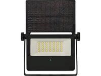 Bestservice Flomlys Solar Led Flomlys 15W 1800Lm 4000K Nøytral Bevegelse Og Skumringssensor Lumax Lgs011ns Svart