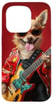 iPhone 15 Pro Chihuahua Dog lovers Rock music Cute pets Pet Fun Case