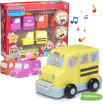 WOW STUFF Build Musical Vehicles CoComelon JJ School Bus Fire Engine and Ice Cr