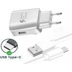 Pack Chargeur + Câble pour Samsung Galaxy S21 Ultra 5G SD888 Fast Charger NOUVELLE GENERATION 3A avec CABLE USB-Type C