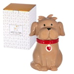 Dog Cookie Jar Ceramic Biscuit Barrel Novelty Kitchen Storage Jar Dog Lover Gift