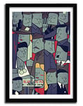 K.Olin Tribu - Affiche INGLOURIOUS BASTERDS par Ale Giorgini, papier, Blanc, 20 x 30 x 0.1 cm