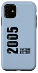 Coque pour iPhone 11 20 Years 20th Birthday Old Man Woman 2005